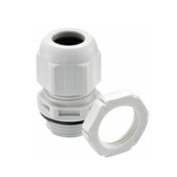 Wiska SPRINT GLP20 Cable Gland with locknut IP68 White - 10100611  (10 Pack)