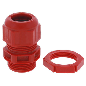 Wiska SPRINT GLP20 Cable Gland with locknut IP68 Red - 10100614  (10 Pack)