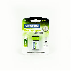 Status 9V20 - Nimh Rechargeable Batteries 1 Pack Blister Card