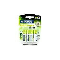 Status Aa 2700 - Nimh Rechargeable Batteries 4 Pack Blister Card - SRNIMHAA27004PK