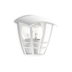 Philips Creek wall lantern white 1x60W 230V (wall) - 915002790402 - 153873116