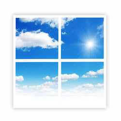 ENERJ Sky Cloud 600x600mm 3D LED Panel - Pack of 4 - E800