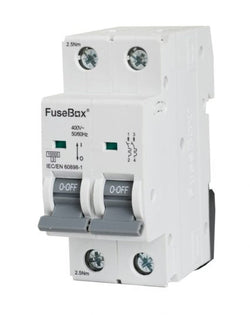 FuseBox TPN 50A C Curve 2P MCB, 10KA - MT10C502