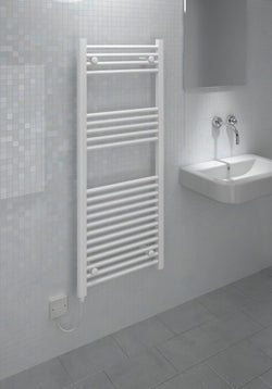 Kudox 70W Straight LST Towel Rail 500x1200mm, Chrome - KTR70STRLST5X12C - 348976