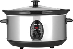 Status Slow Cooker Oval 3.5 Litre Stainless Steel