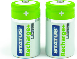 Status D 2500 - Nimh Rechargeable Batteries 2 Pack Blister Card