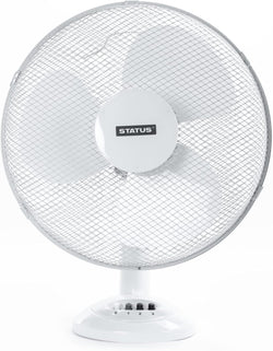 Status 16" Desk Fan White - S16DESKFAN