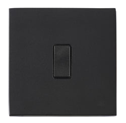 Hamilton Hartland G2 10A 1 Gang 2 Way Screwless Light Switch - Matt Black  - 7G2MBR21BL-B