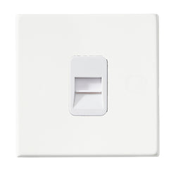 Hamilton Hartland G2 1 Gang Screwless Master Telephone Socket - Matt White  - 7G2MWTCMW