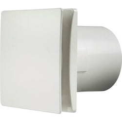 Manrose 100mm (4) Bathroom Extractror Fan with Humidity Fan & Integral Timer - DECO100HW