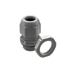 Wiska SPRINT ESKV + EMUG 25mm Cable Gland with Locknut IP68 9mm - 17mm Grey - 99704  (10 Pack)