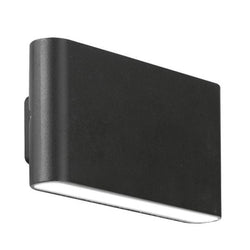 Aurora WallE 12W IP65 Up/Down Wall Light Cool White - Black - EN-WL82BLK/40