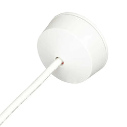 Hager Klik 6A 4 Pin Plug in Ceiling Rose with 3m Lead - White  - ASCR64AX-3