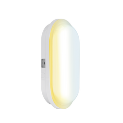 Aurora UtiliteCS 8W IP65 CCT Oval Bulkhead 3000/4000/6500K - White - AU-BH208CS