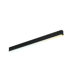 Aurora InterLED 30W 1200mm CCT Batten 3000/4000/6500K - Black - AU-LN1230CSBLK