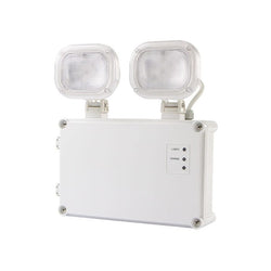 Bell Lighting 12W Spectrum LED Emergency Twin Spot IP65 Self Test Non Maintained - BL09089