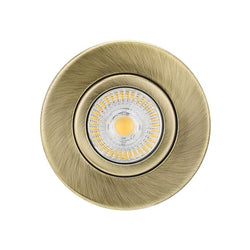 Bell Lighting Fire Rated MV-LV Centre Tilt - Brass - BL10659