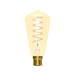 Bell Lighting 4W LED Vintage Soft Coil Vertical Filament Squirrel Cage BC Amber 1800K - BL60018