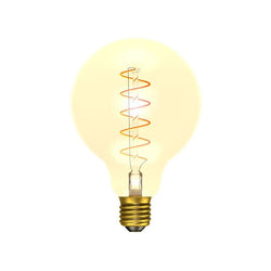 Bell Lighting 4W LED Vintage Soft Coil Vertical Filament Globe ES Amber 1800K - BL60019