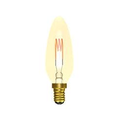 Bell Lighting 4W LED Vintage Soft Coil Vertical Filament Candle SES Amber 1800K - BL60027