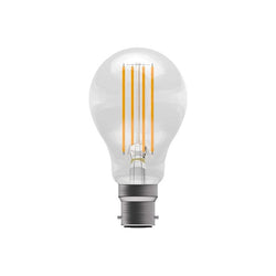 Bell Aztex 6W LED CRI90 Filament GLS Dimmable - BC, Clear, 2200K - BL60213