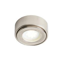 Forum Laghetto 1.5W Round Under Cabinet Light Satin Nickel - Cool White - CUL-21625