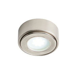 Forum Laghetto 1.5W Round Under Cabinet Light Satin Nickel - Daylight - CUL-25218