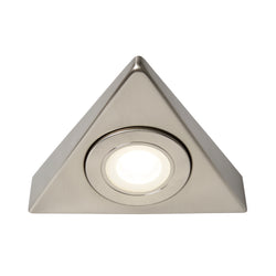 Forum Faro 1.5W CCT Triangle Under-Cabinet Light -  Satin Nickel - CUL-35861