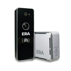 ERA DoorCam Smart Video Doorbell with Power Supply - Black  - DOORCAMBPS