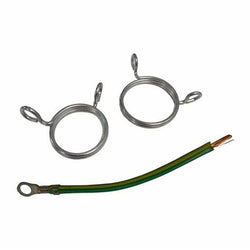 Wiska COMBI Earthing Springs c/w Earth Leads & Screws Steel - E-SPRING20