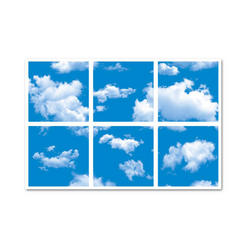 ENERJ Sky Cloud 600x600mm 3D LED Panel - Pack of 6 - E802