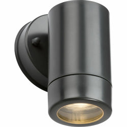 Knightsbridge EAMON - 230V IP54 GU10 Polycarbonate Single Wall light - Anthracite - EA1A