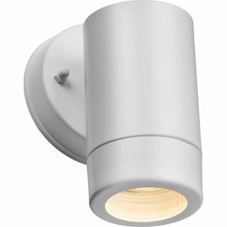 Knightsbridge EAMON - 230V IP54 GU10 Polycarbonate Single Wall light - White - EA1W