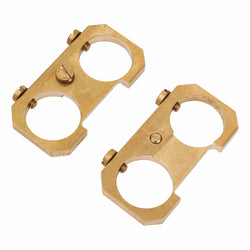 Wiska COMBI EC-308 Earthing Plate (2x M20) For Glands Fitted in 308 Junction Box Brass - EC308