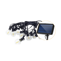 ENERJ 7.6m Solar String Lights with Filament Lamps - T355