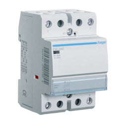 Hager 40A TPN Contactor, 2P - ESC240