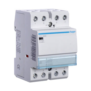 Hager 40A TPN Contactor, 4P - ESC440