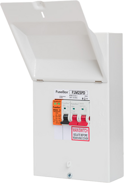 Fusebox 100A Main Switch/Mcb +  Spd T2 Retro Fit - F1M2SPD