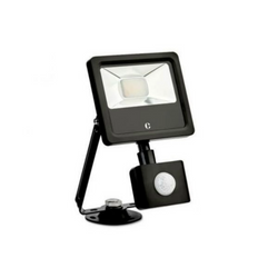 Collingwood 10W Colour Switchable PIR Floodlight, Black - FL01BPCS