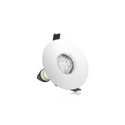 Integral Evofire IP65 Round chrome 70-100mm cutout Downlight with GU10 Holder - ILDLFR70D021