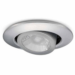 JCC V50 Pro 6W Tilt IP65 LED Downlight Brushed Chrome, Colour Adjustable - JC1026/CH