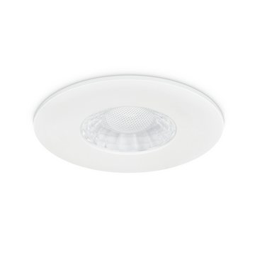 JCC X50 Fire rated downlight Bezel Aluminium White - JC1107/WH