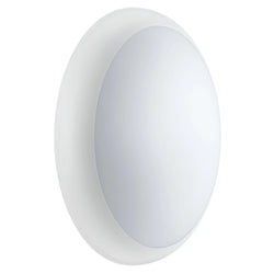 Luceco Sierra 24W LED Bulkhead Light - IP54 - 4000K Cool White - White  - LBSR33W20S40