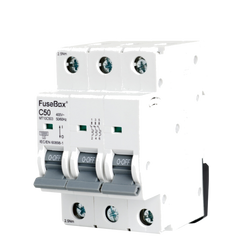 FuseBox TPN 50A C CURVE MCB 10kA 3P