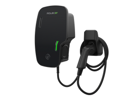 Rolec Zura EV Charging Unit with 32A 7.4kW 5m Tethered Lead Type 2 Black  - ROLEC3140B