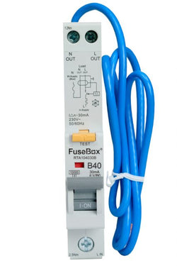 FuseBox TPN 40A B Curve Type A RCBO, 30MA - RTA104030B