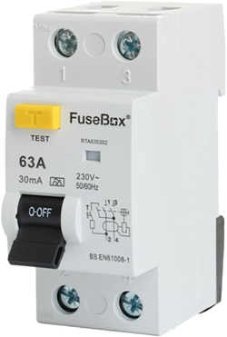 Fusebox Type A 63A 30Ma 2P Rcd - RTA630302