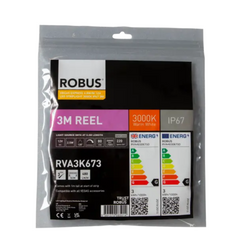 Robus Vegas 4.8W/m 5m LED Striplight IP67, 3000K - RVA3K675