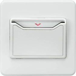 Knightsbridge 32A 1G Key Card Switch - matt white - SFCARDMW