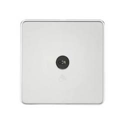 Knightsbridge 230V 1G 1-way Touchless Switch - Polished Chrome - SFTS1PC